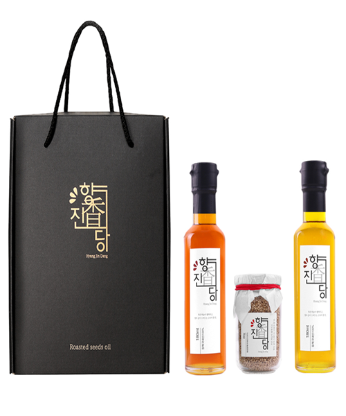 [향진당] 국산 참기름 180 3종 선물세트